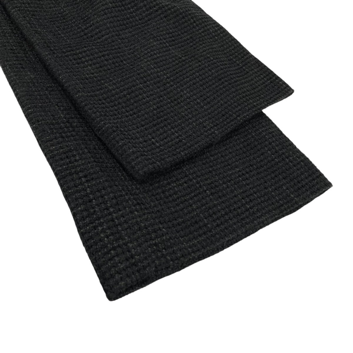 monotone tweed wide pants