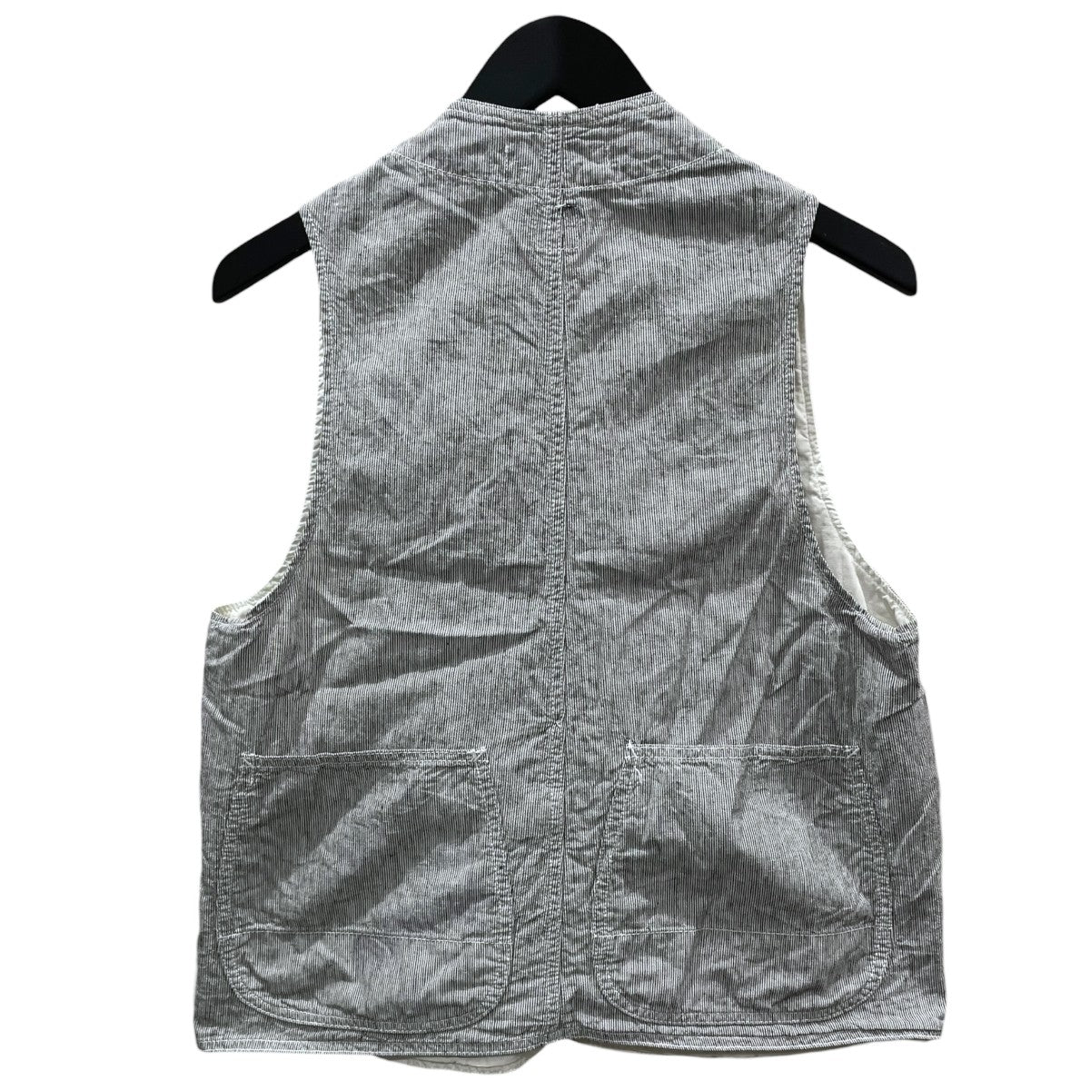 BAMBOO SHOOTS×MOUNTAIN RESEARCH ストライプ柄綿麻ベスト LC STRIPE