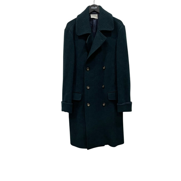 BALLANTYNE(バランタイン) ウールコート グリーン×ネイビー サイズ 50