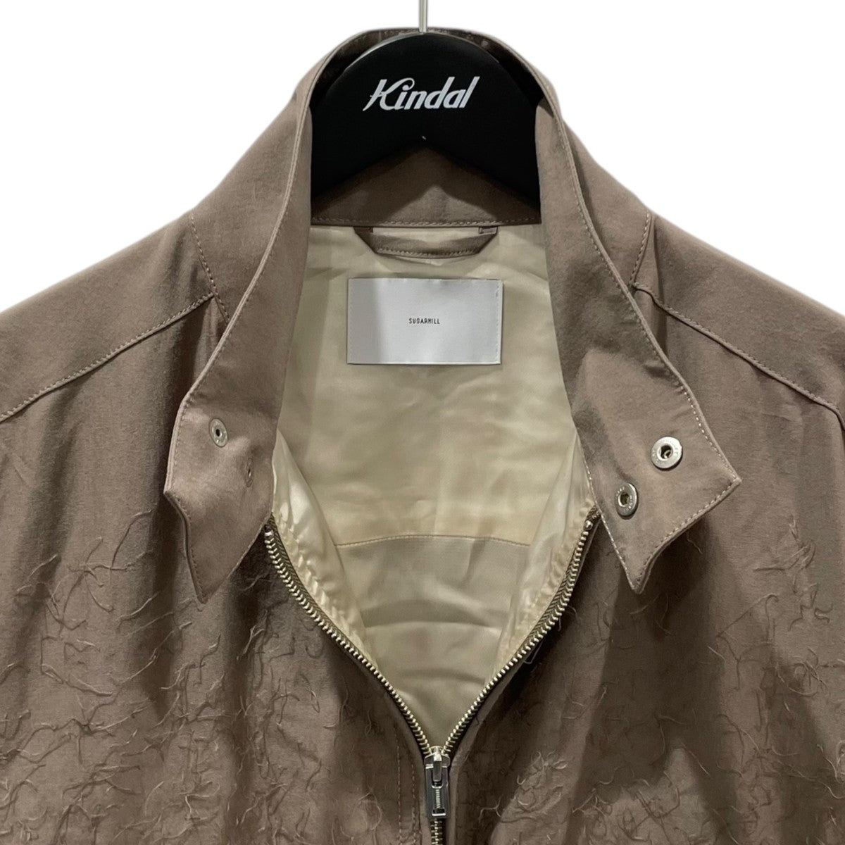 SUGARHILL 24AW ジップアップジャケット Hairly Blousonコットンレーヨンジャケット 2411300208 古着・中古-3枚目のアイテム画像