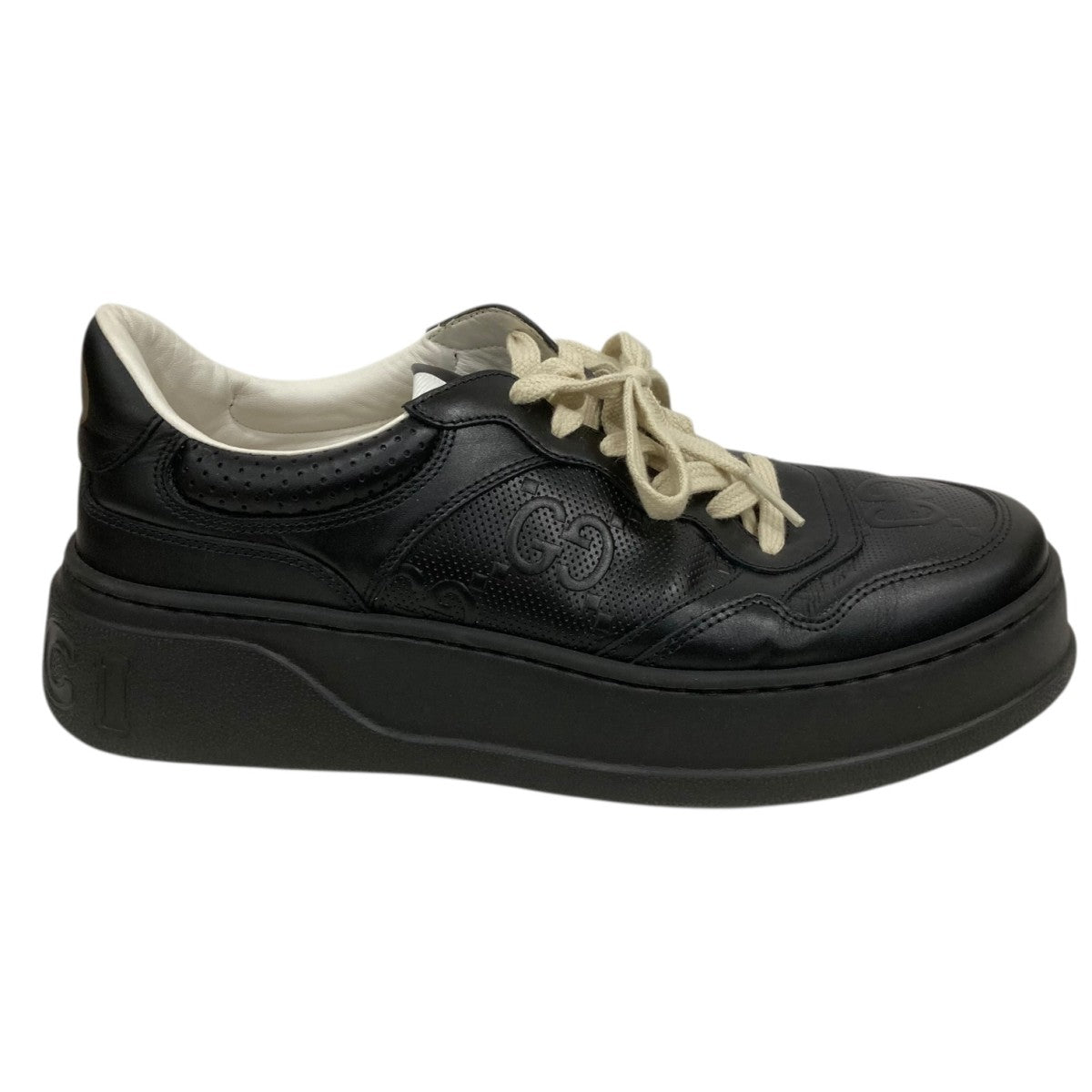 GUCCI GGエンボスローカットスニーカー669582 古着・中古-3枚目のアイテム画像