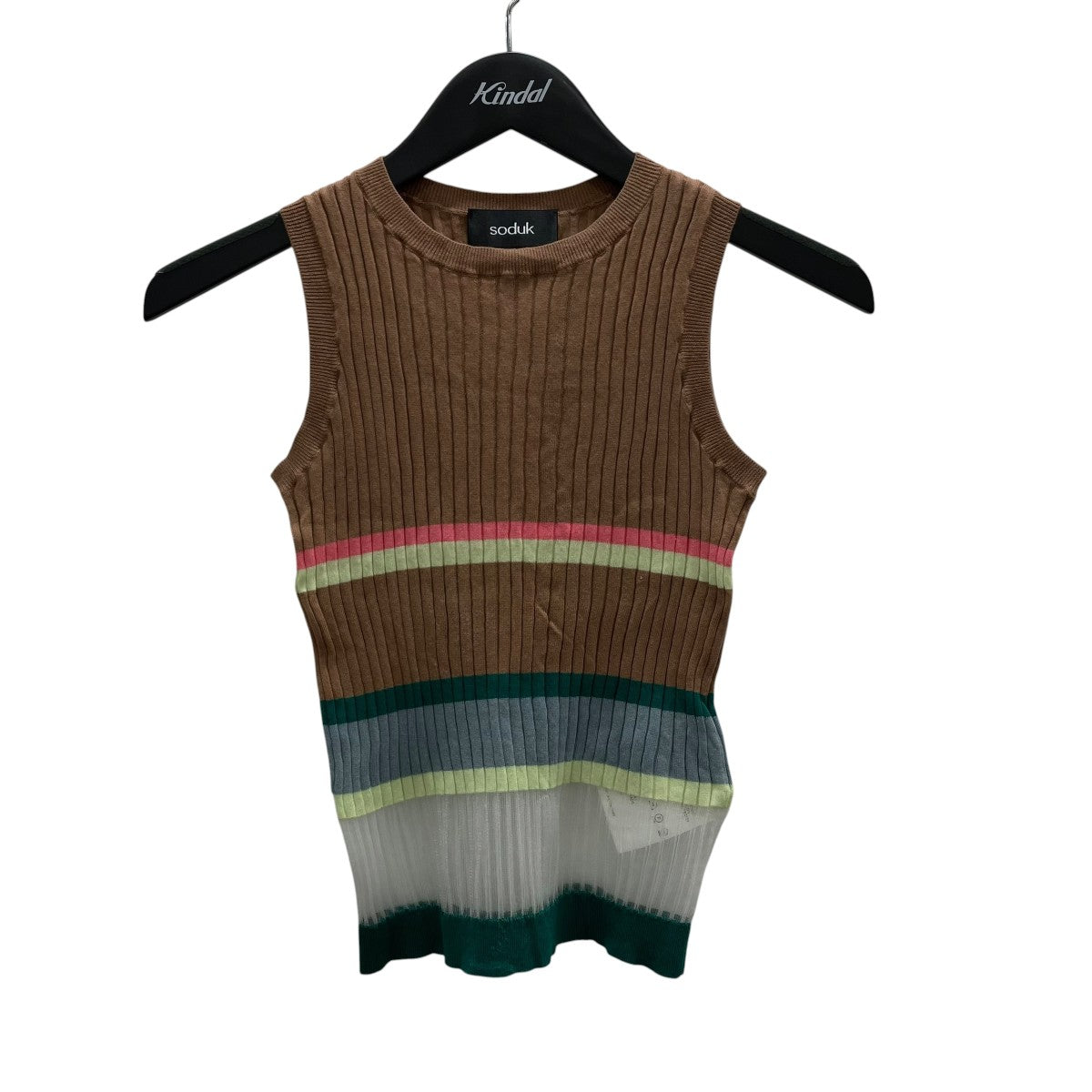 soduk breeze knit tank topタンクニット0422010515 古着・中古-1枚目のアイテム画像