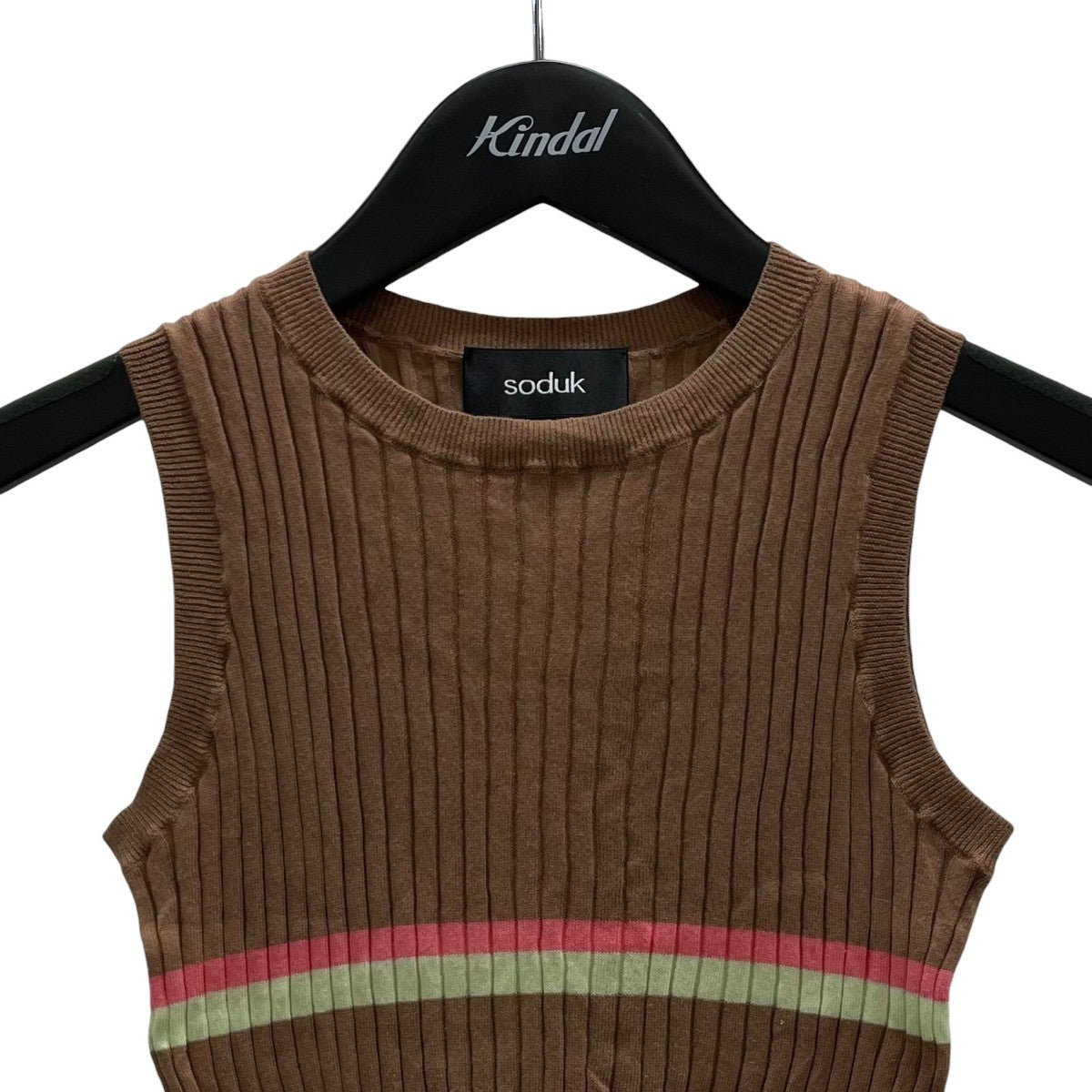 soduk breeze knit tank topタンクニット0422010515 古着・中古-2枚目のアイテム画像