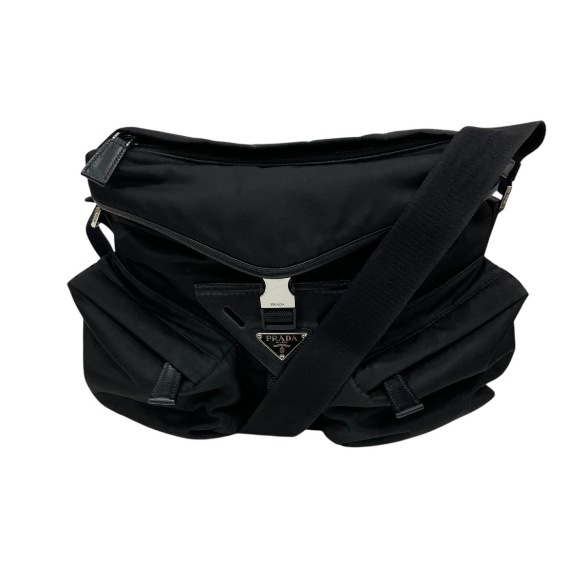 PRADA(プラダ) Re-Nylon xレザー ショルダーバッグ2VD062 2VD062