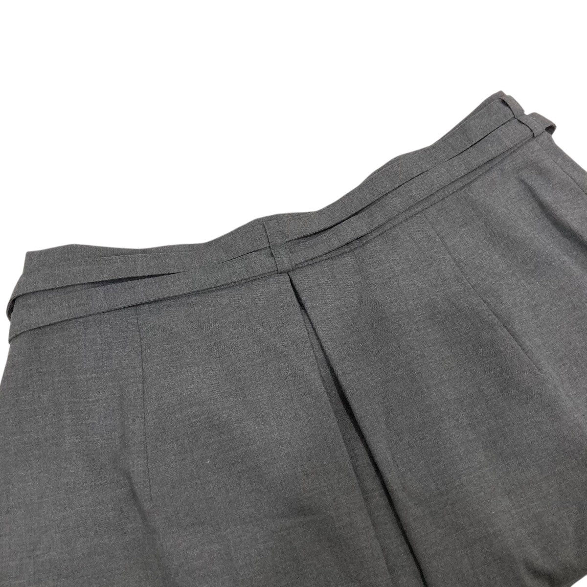 tanaka daisuke two belted pleats mini skirtミニスカートTD23AWSK51 古着・中古-4枚目のアイテム画像
