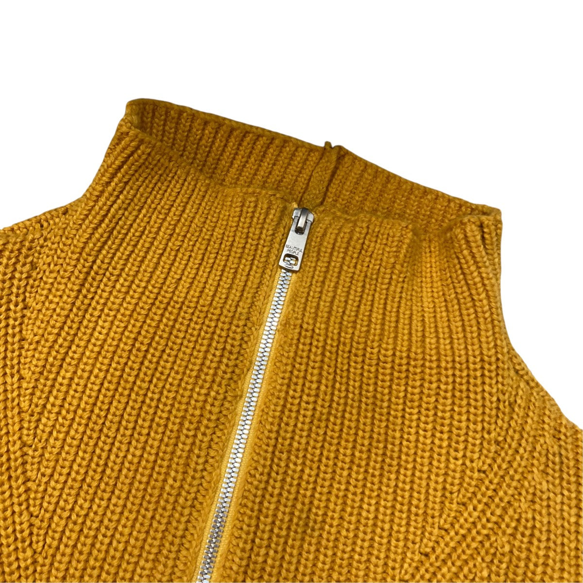fluffed cotton double-end cardiganハイネックニット1525212001