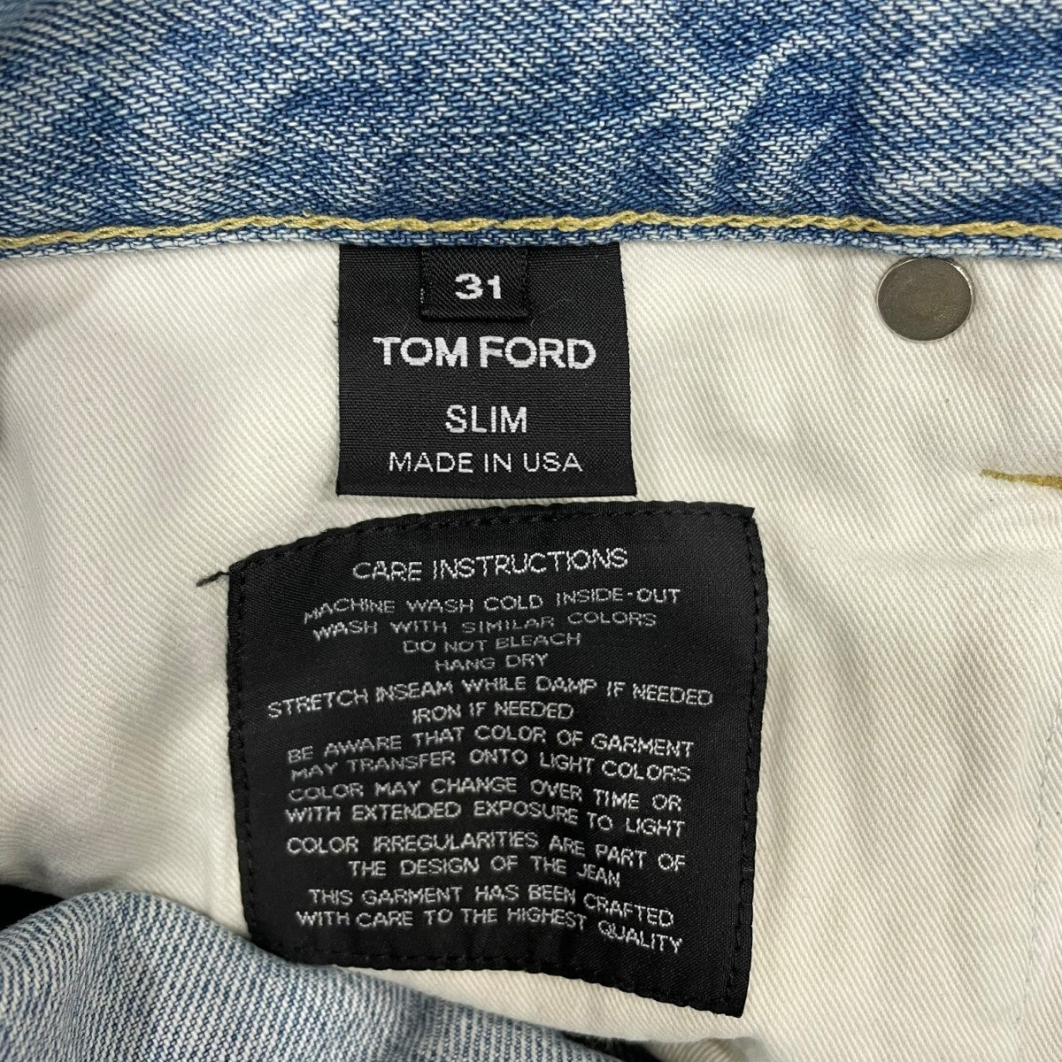 TOM FORD(トムフォード) デニムパンツ ブルー サイズ 31｜【公式