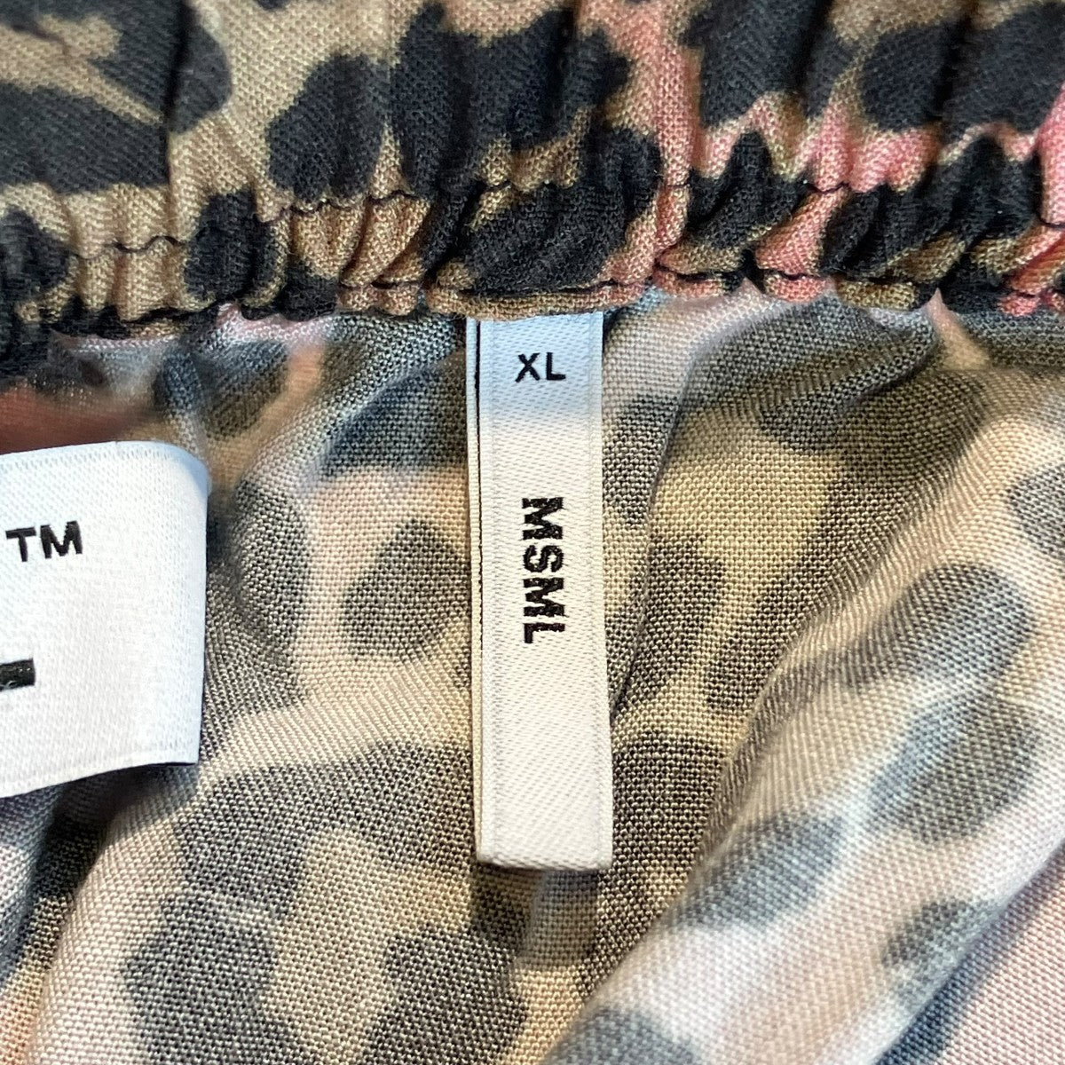 MSML LEOPARD RAYON SHORTSハーフパンツMS1-02E1-PS01 古着・中古-5枚目のアイテム画像