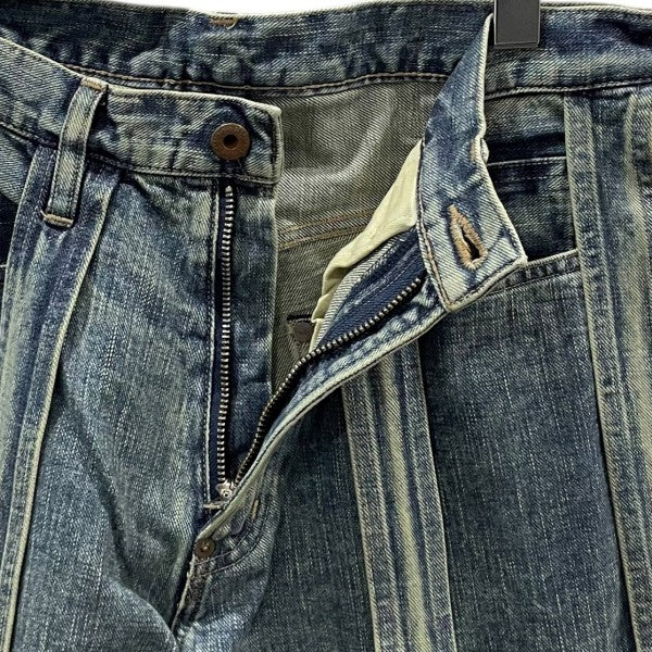 格子装飾デニムパンツ Caged Denim Pants ケージドデニムパンツ 2411300402