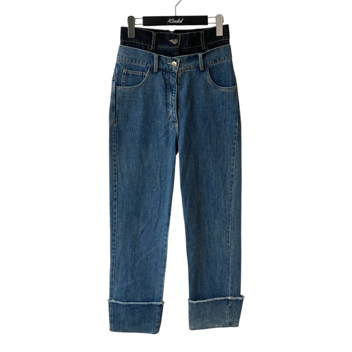 レイヤーデニムパンツ