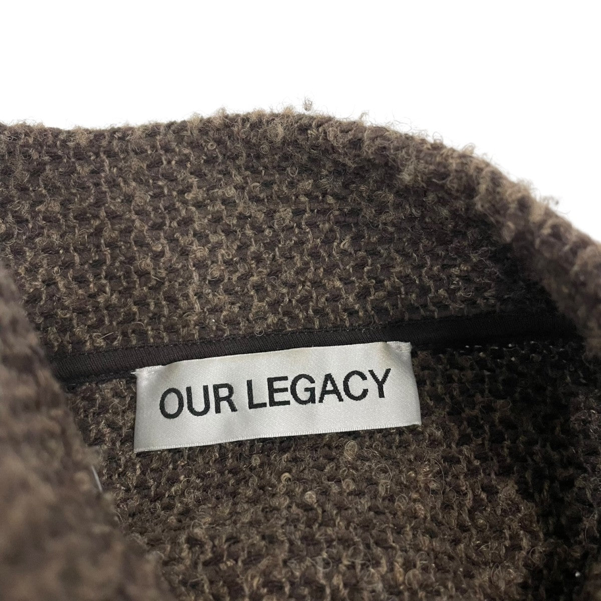 OUR LEGACY(アワーレガシー) 2025AW SHRUNKEN FULLZIP POLO ニット