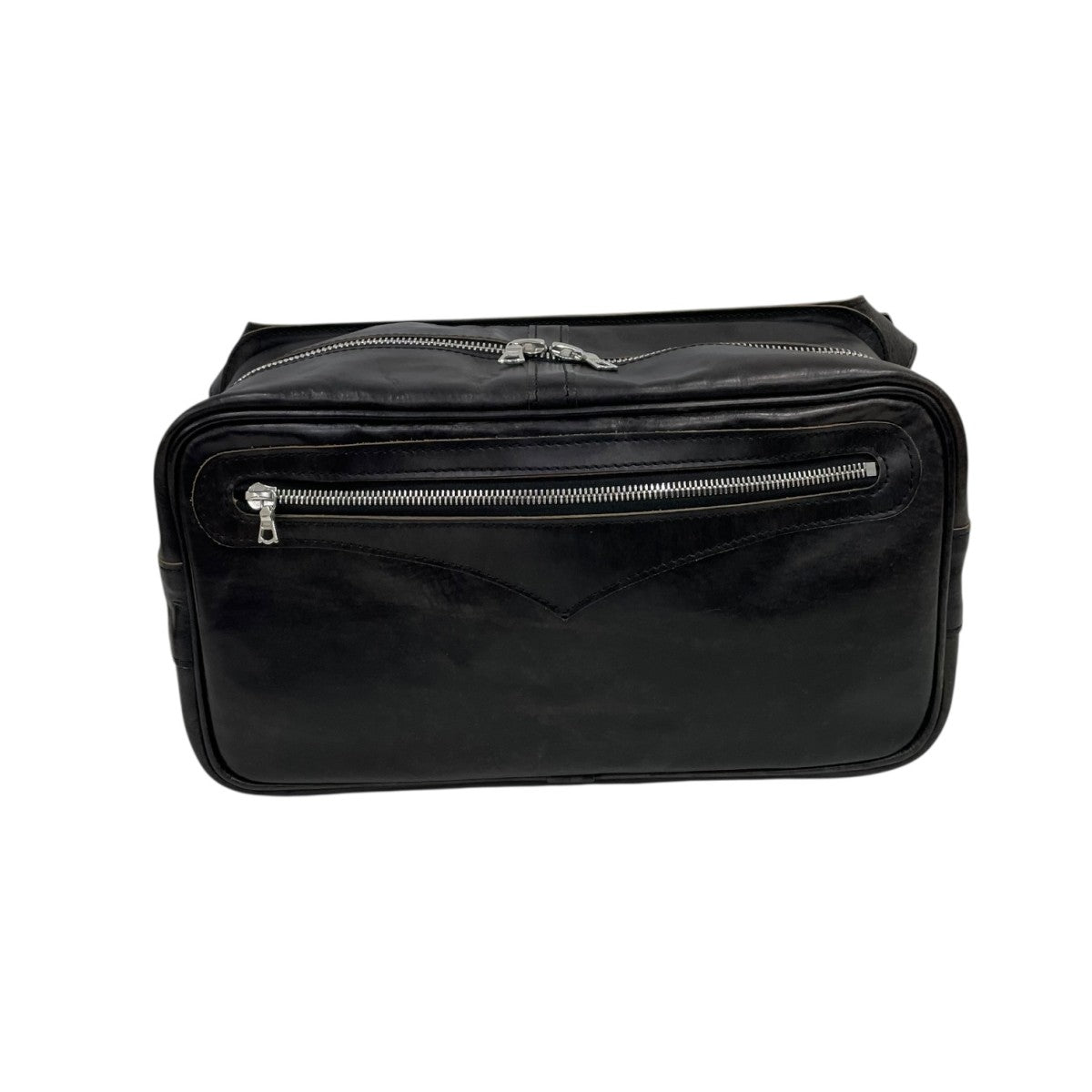 OUR LEGACY WORN BLACK LEATHERGREASER レザーショルダーバッグA2218PVB 古着・中古-1枚目のアイテム画像