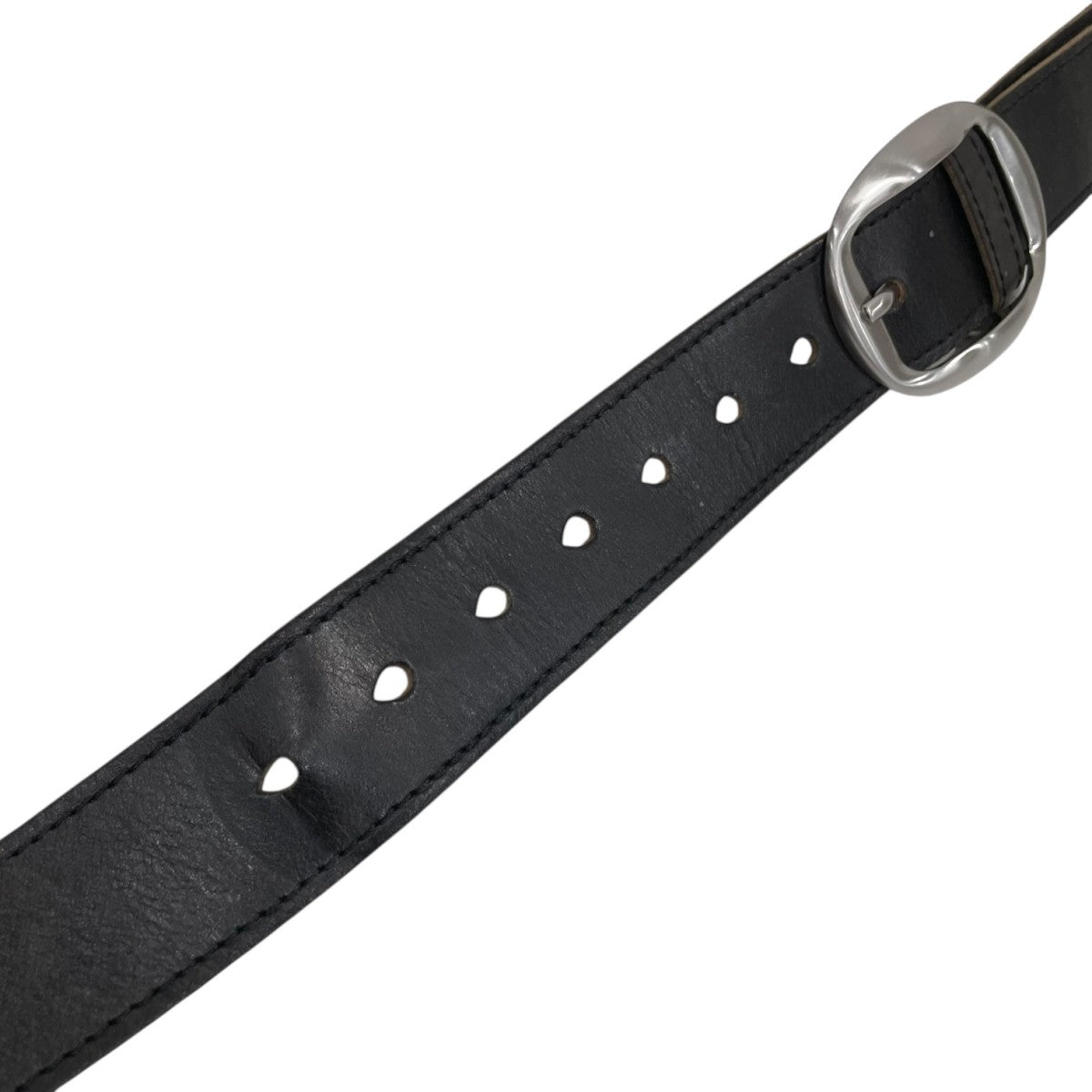 OUR LEGACY WORN BLACK LEATHERGREASER レザーショルダーバッグA2218PVB 古着・中古-8枚目のアイテム画像