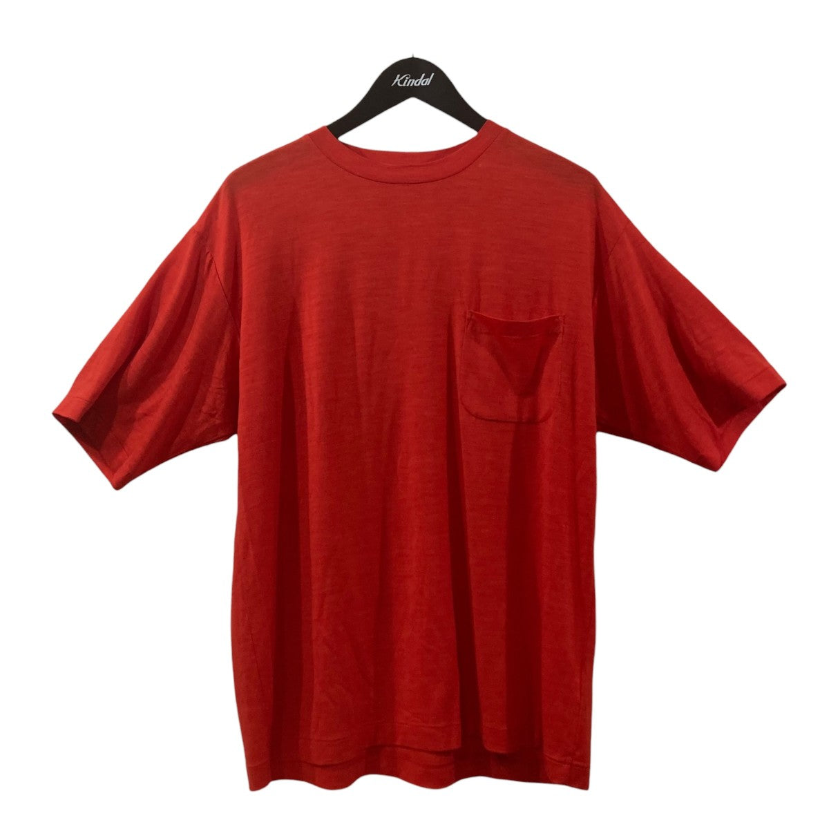 COMOLI UネックTシャツR01-05014 古着・中古-1枚目のアイテム画像