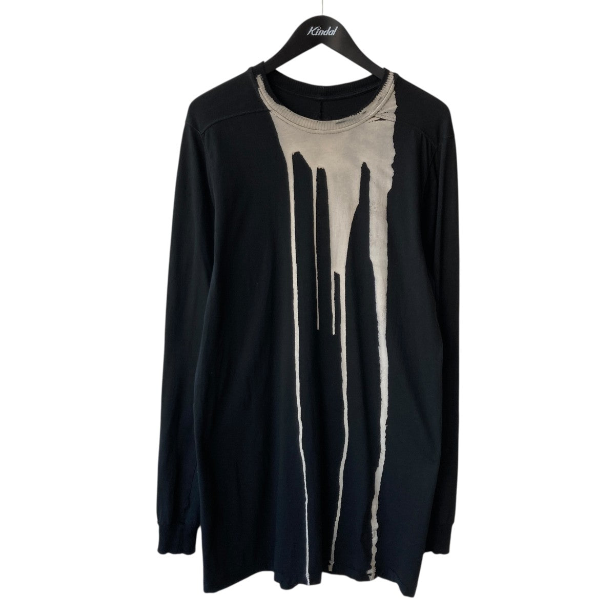 DRKSHDW Bleach Vomit Long SleeveロングカットソーDU16F8265-RNV 古着・中古-1枚目のアイテム画像