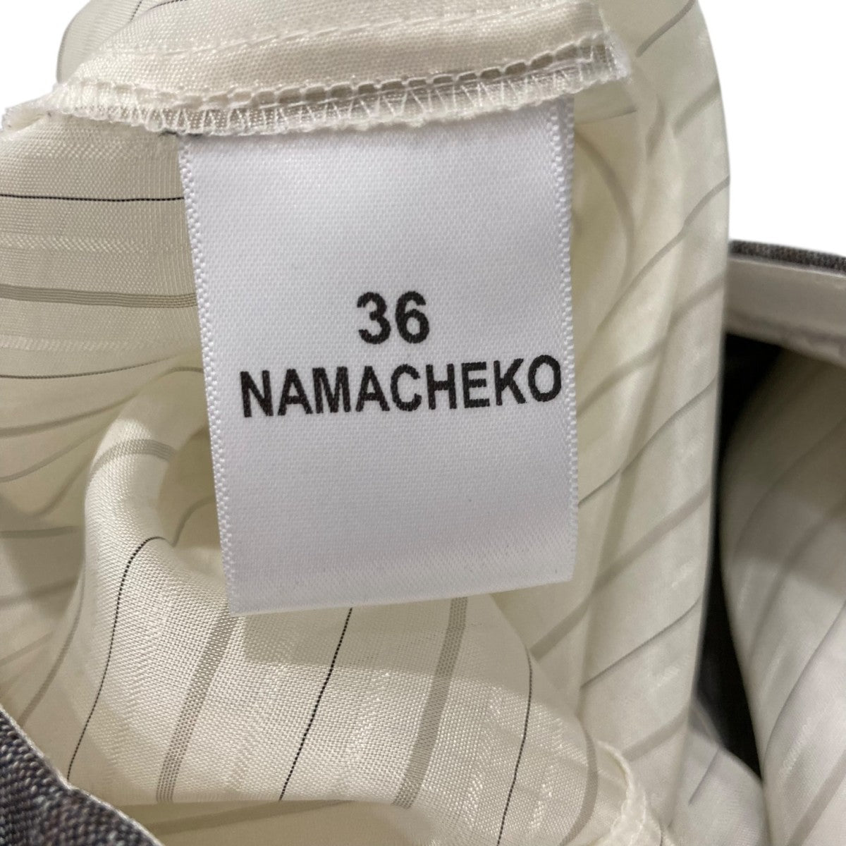 NAMACHEKO TIDAN SKIRTTIDAN SKIRTドッキングスカートNS24 801W 古着・中古-6枚目のアイテム画像