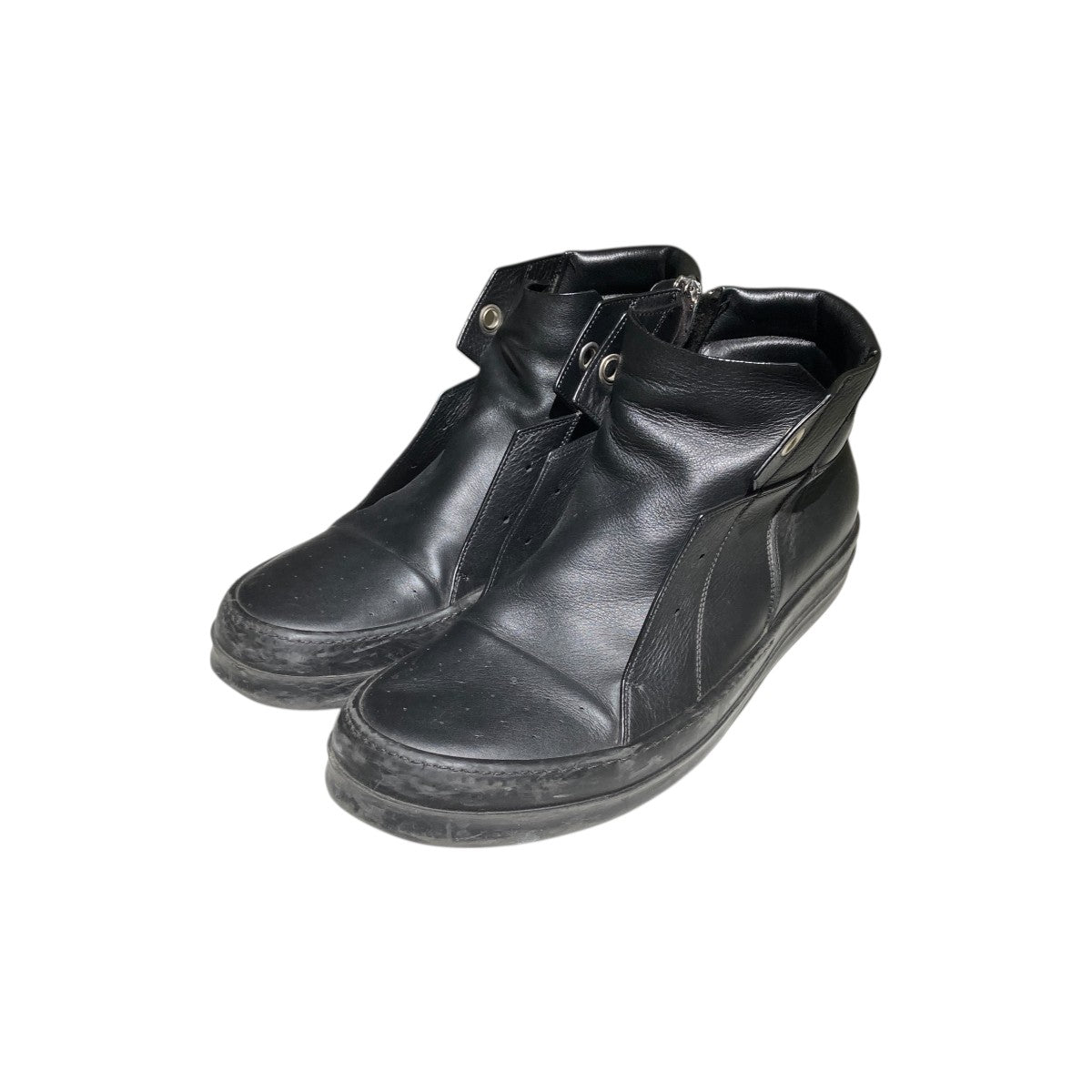 RICK OWENS Island DunkレザーシューズE18 1538 古着・中古-1枚目のアイテム画像
