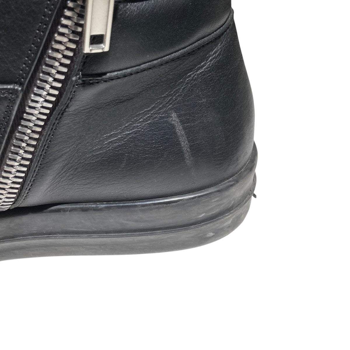 RICK OWENS Island DunkレザーシューズE18 1538 古着・中古-9枚目のアイテム画像