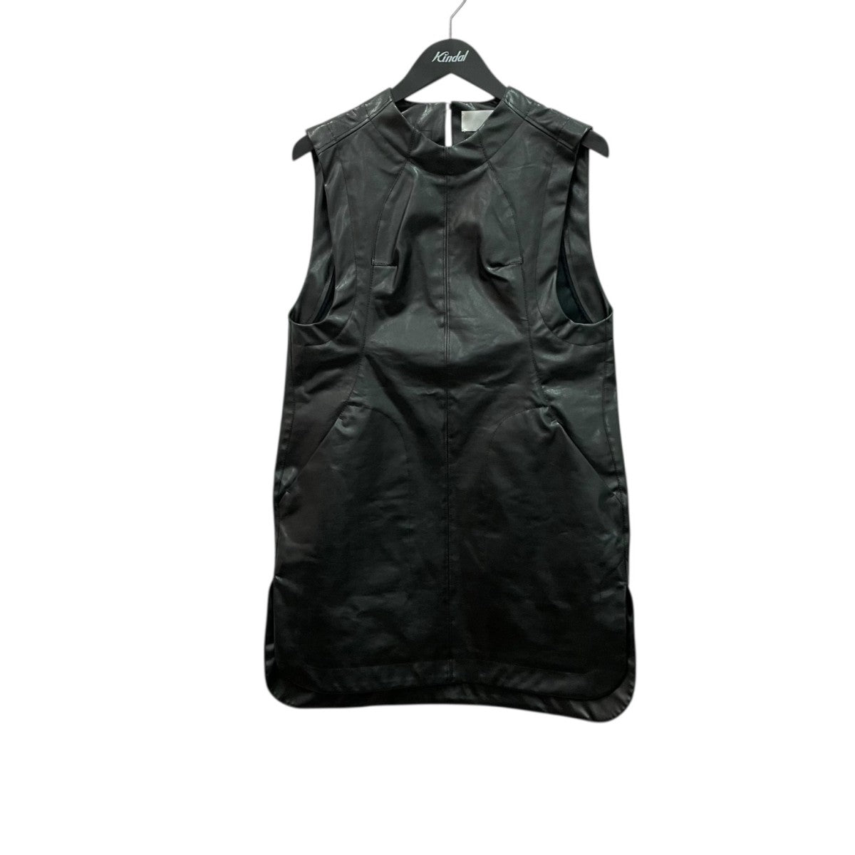 mame kurogouchi Coated Cotton Gabardine Shirt VestノースリーブワンピースMM24SS-SH002 古着・中古-1枚目のアイテム画像