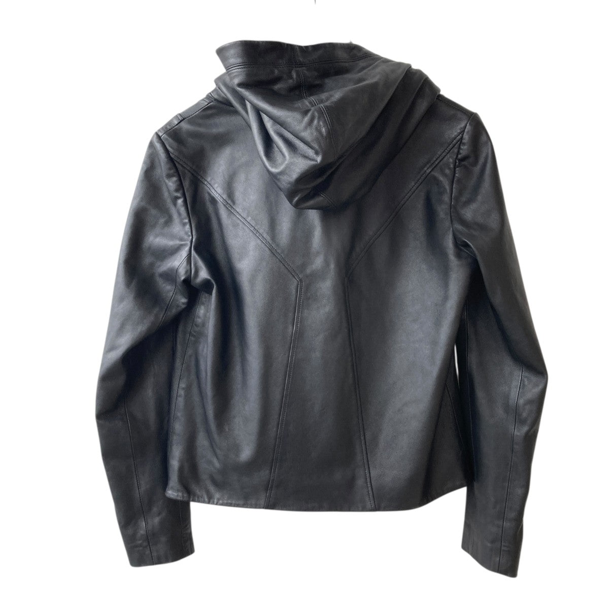 HELMUT LANG(ヘルムートラング) スタイルフード付 レザージャケット16