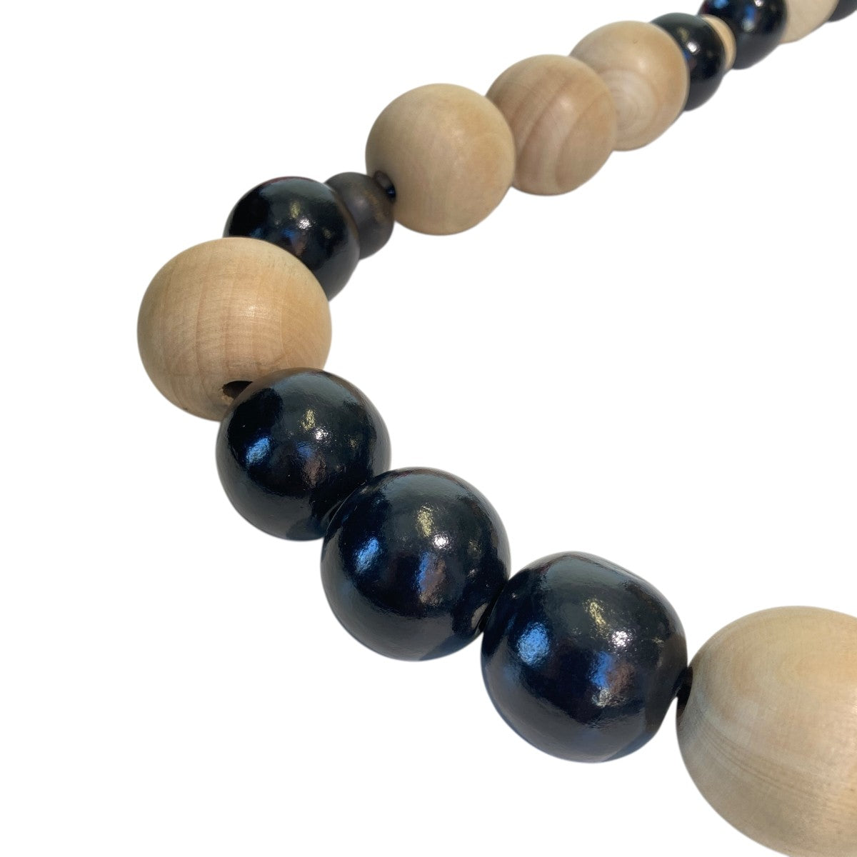 nodzoku(ノゾク) ウッドボール ウォレットチェーン アイボリー