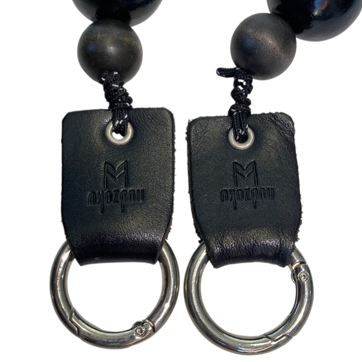 nodzoku(ノゾク) ウッドボール ウォレットチェーン アイボリー