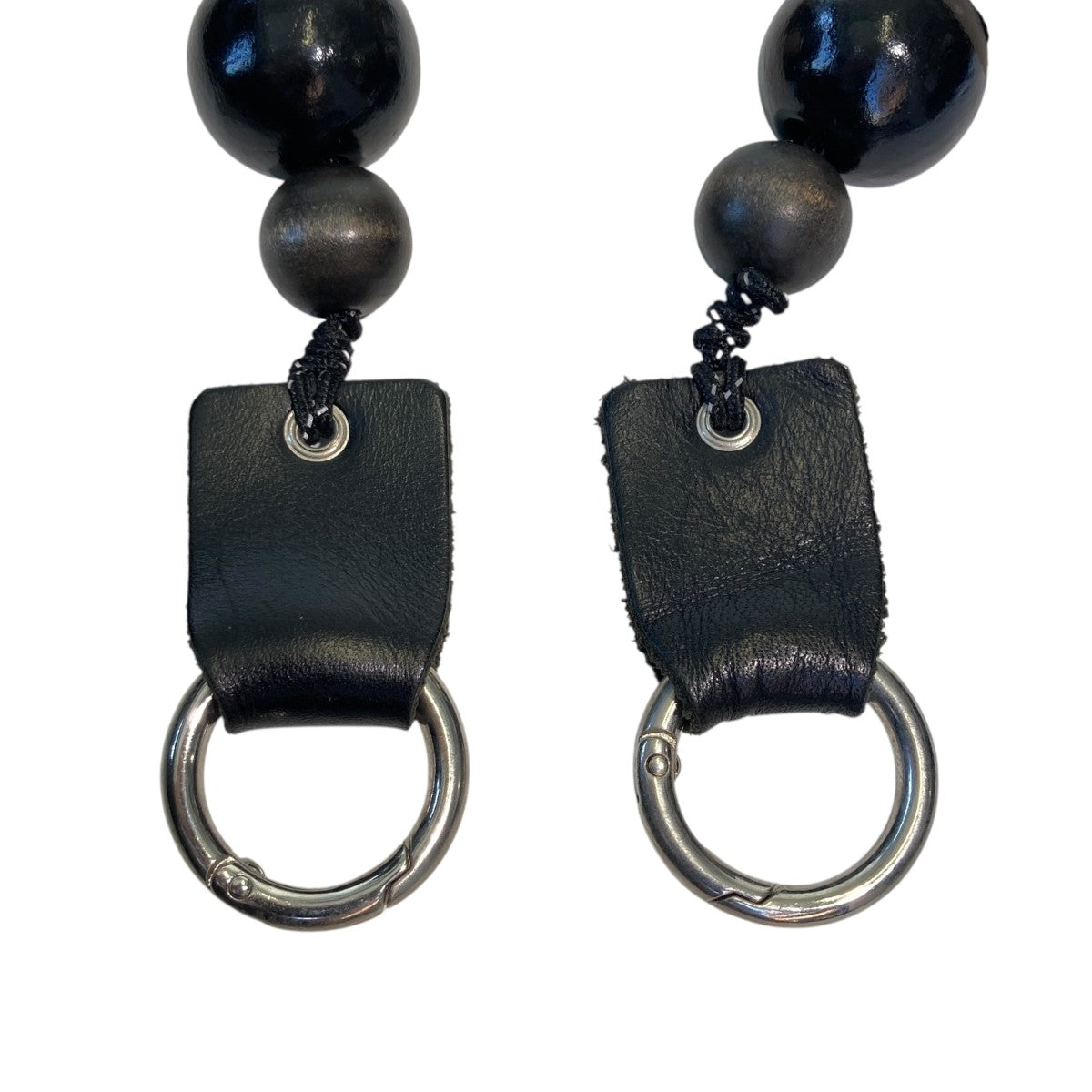 nodzoku(ノゾク) ウッドボール ウォレットチェーン アイボリー