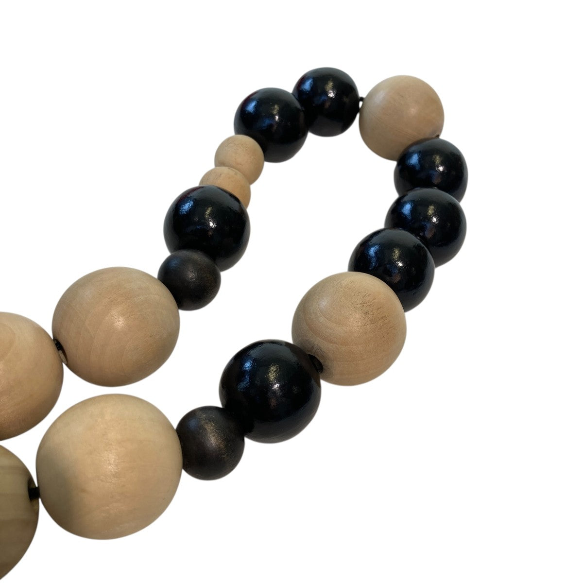 nodzoku ノゾク　ウッドボール　ウォレットチェーン nodzoku(ノゾク) ウッドボール ウォレットチェーン アイボリー