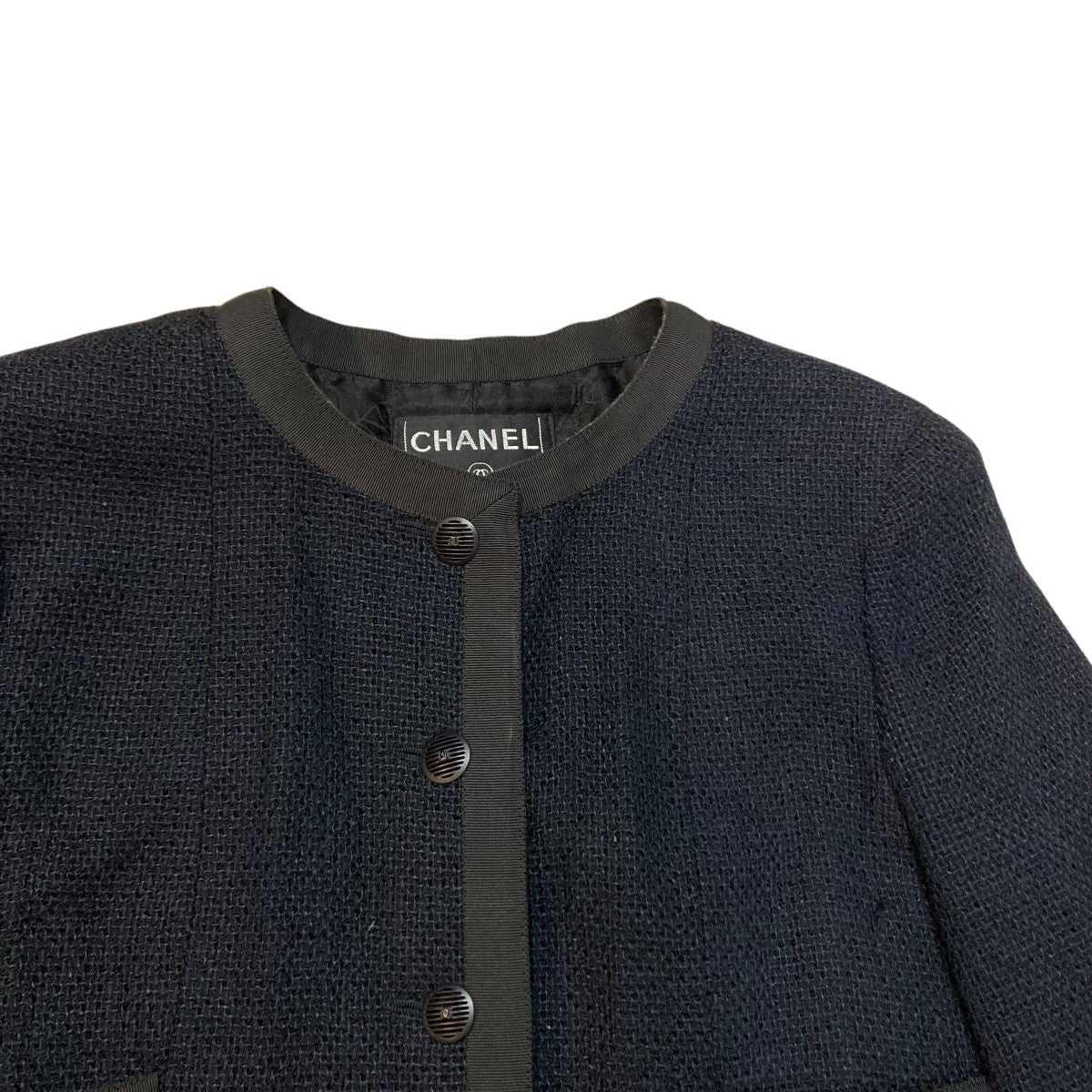 CHANEL ツイードジャケットP19120V11109 古着・中古-3枚目のアイテム画像
