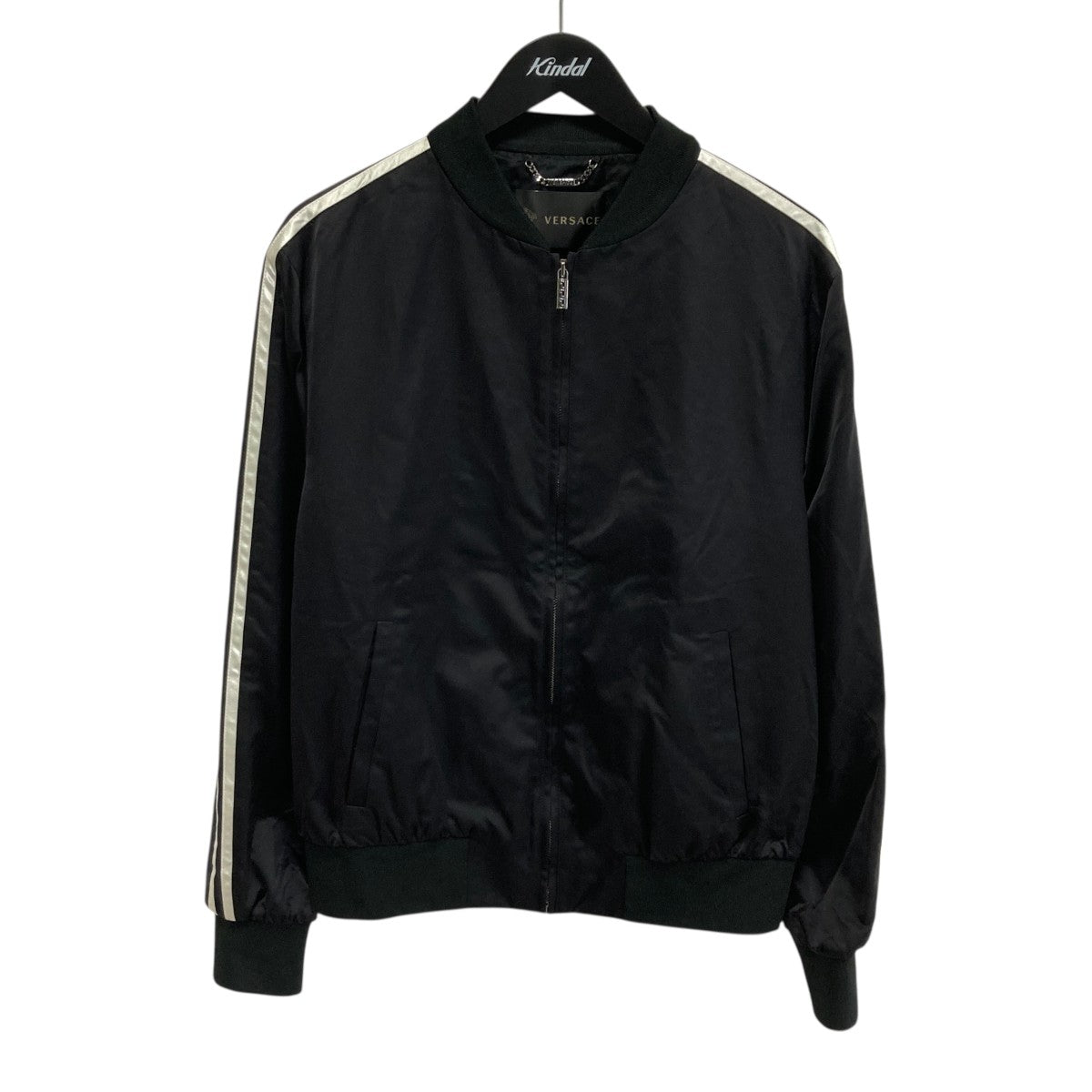 VERSACE(ヴェルサーチ) スカジャン ブラック サイズ 48｜【公式