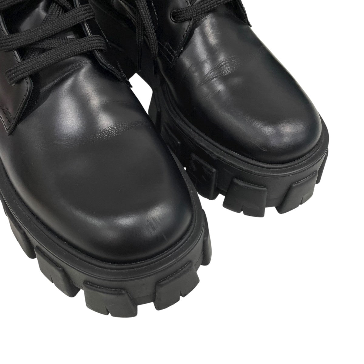 モノリス ポーチ付 ブラッシュドレザーx Re-Nylon ブーツ1T255M