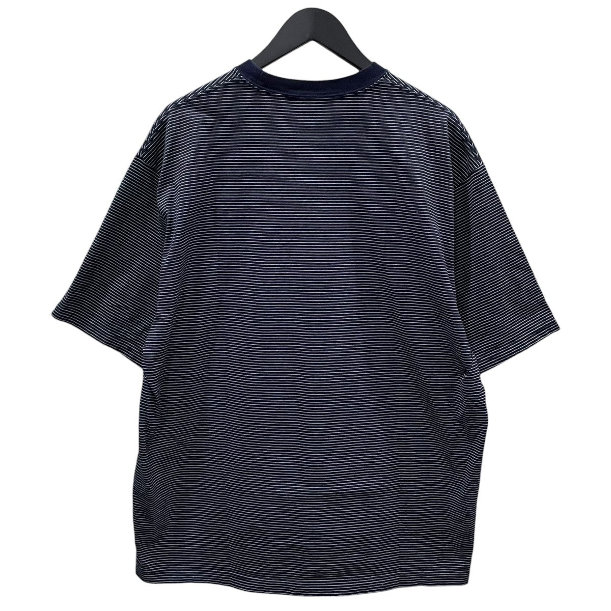 THE ENNOY PROFESSIONAL 23AW ロゴ刺繍ボーダー柄Tシャツ S／S Border T-Shirt ショートスリーブ ボーダー Tシャツ SS23BRENCT05AM 古着・中古-2枚目のアイテム画像