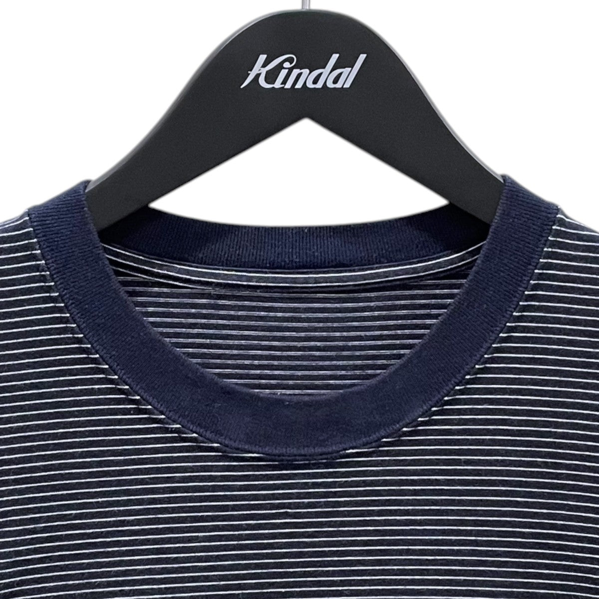 THE ENNOY PROFESSIONAL 23AW ロゴ刺繍ボーダー柄Tシャツ S／S Border T-Shirt ショートスリーブ ボーダー Tシャツ SS23BRENCT05AM 古着・中古-3枚目のアイテム画像
