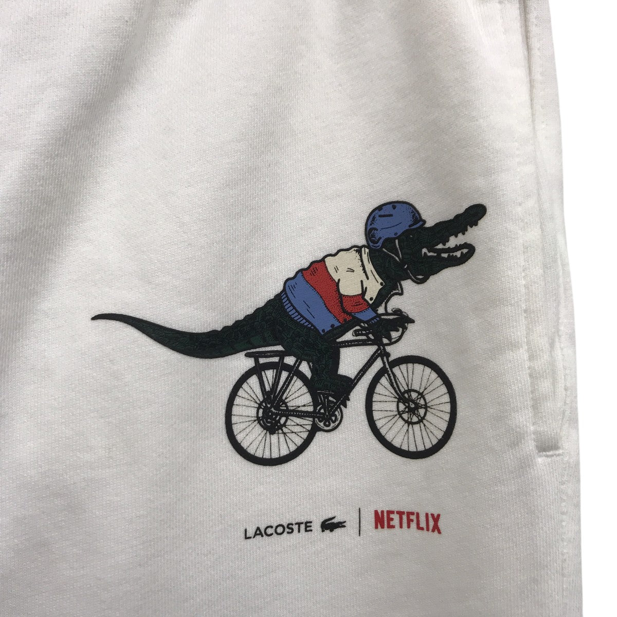 アレンジワニロゴスウェットトラックパンツXH9302