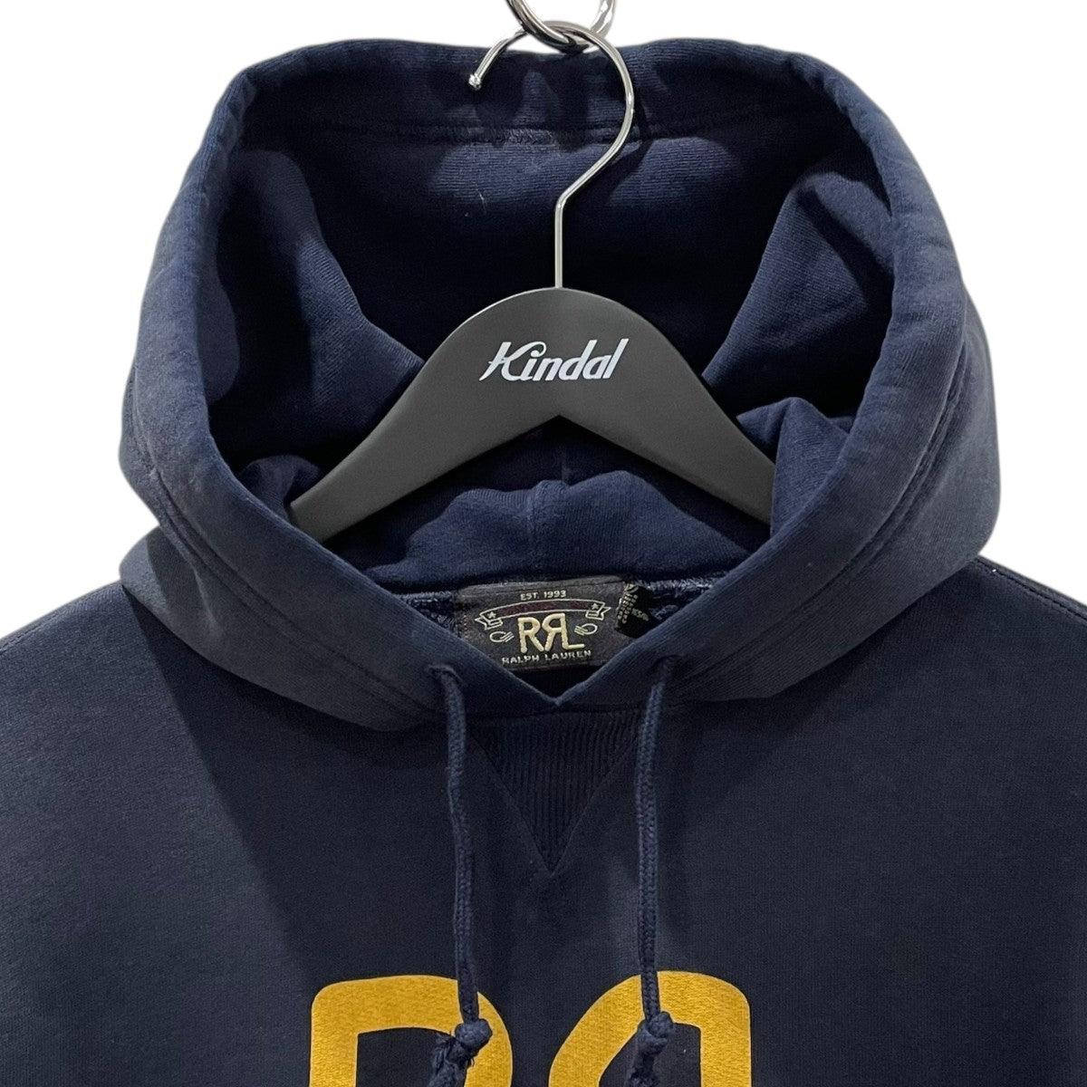 RRL ロゴプリントプルオーバーパーカー Logo Fleece Hoodie ロゴフリースフーディ 782897581001 古着・中古-3枚目のアイテム画像