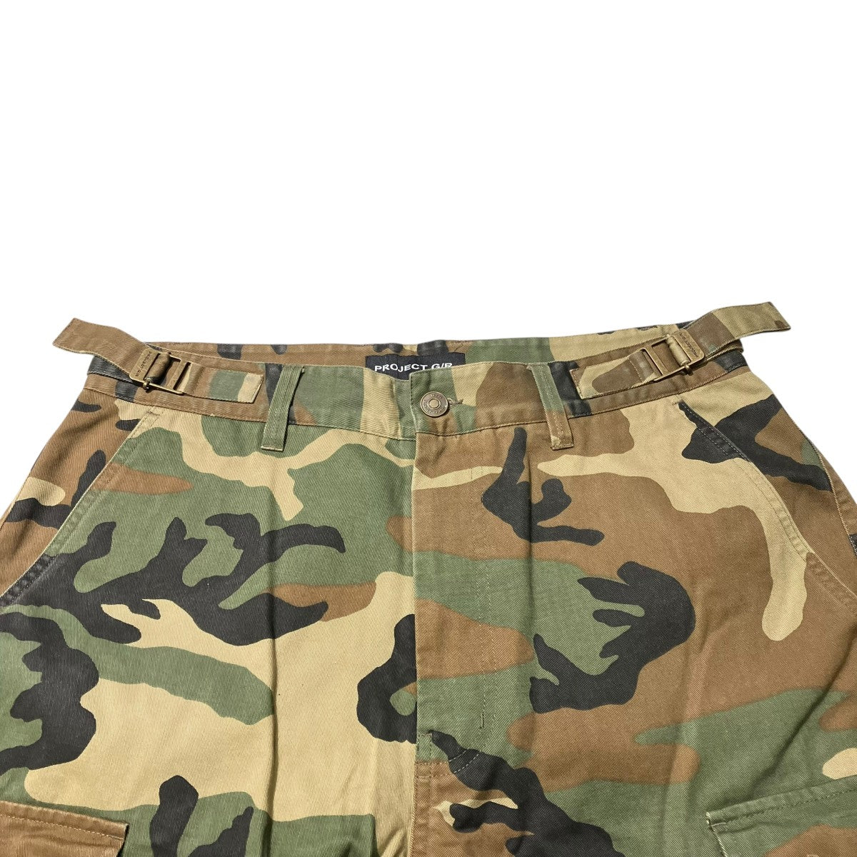 PROJECT G／R カモフラ レイヤードハーフパンツ 古着・中古-6枚目のアイテム画像