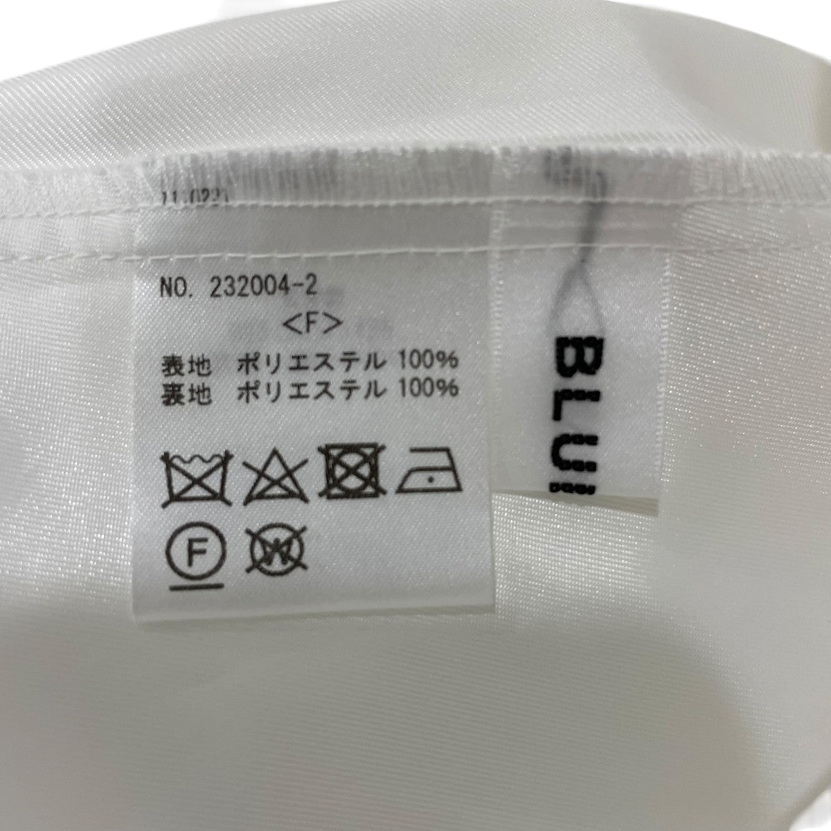 BLUELEA Silky Jacquard Blouse半袖ブラウス2320042 古着・中古-7枚目のアイテム画像