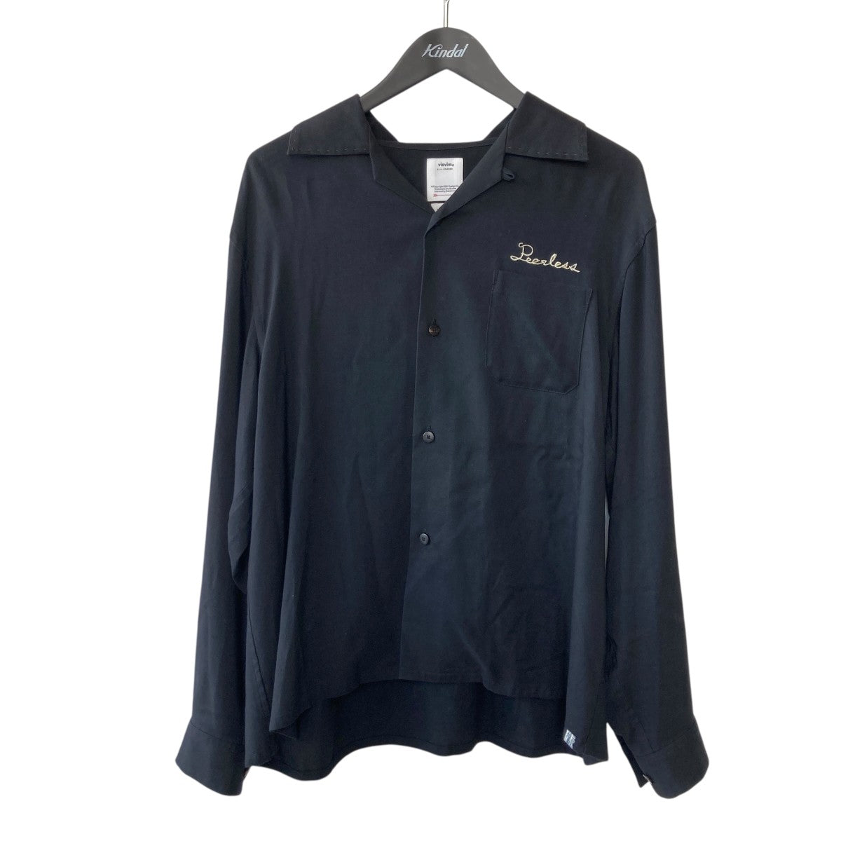 VISVIM 25SSKEESEY SP SHIRT L Sオープンカラー ロングスリーブシャツ0125105011015 古着・中古-1枚目のアイテム画像