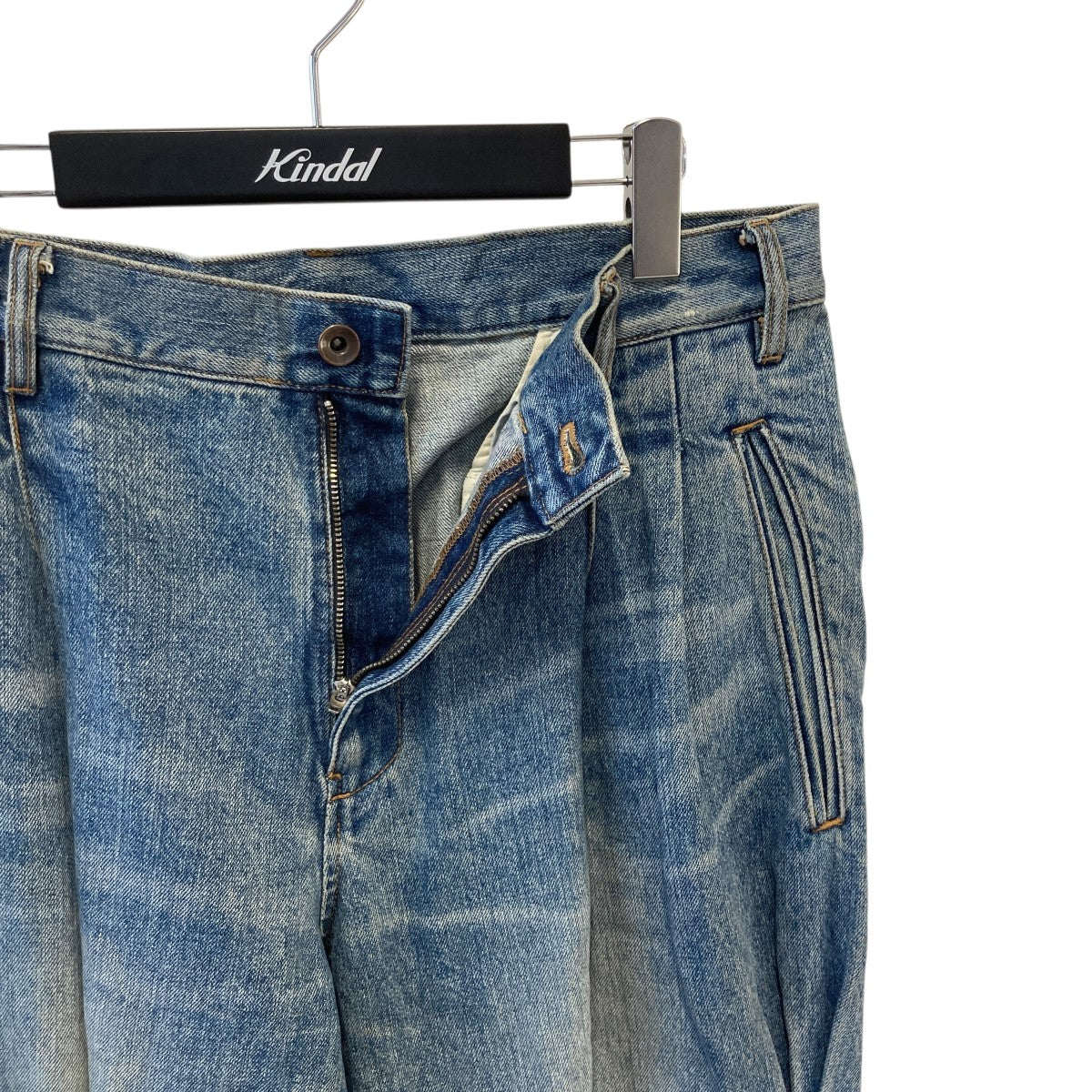 khoki(コッキ) 25SSPleat-design denim pantsデニムパンツ25SS-P-09
