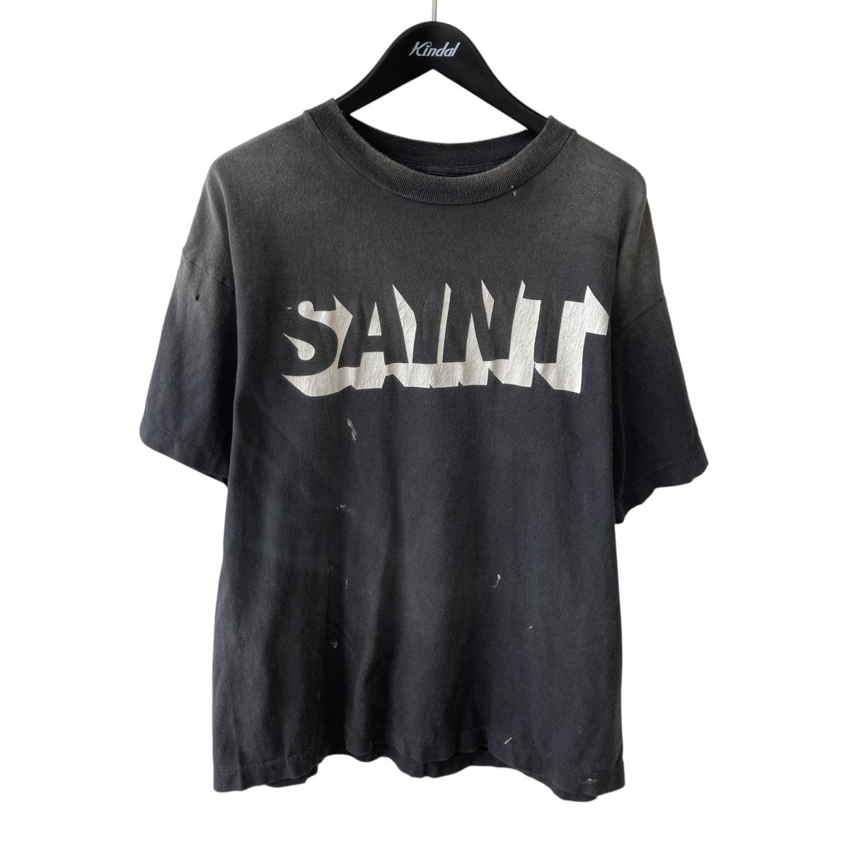 SAINT MICHAEL SS TEE SAINT BLACK半袖カットソーSM-HR1-0000-008 古着・中古-1枚目のアイテム画像