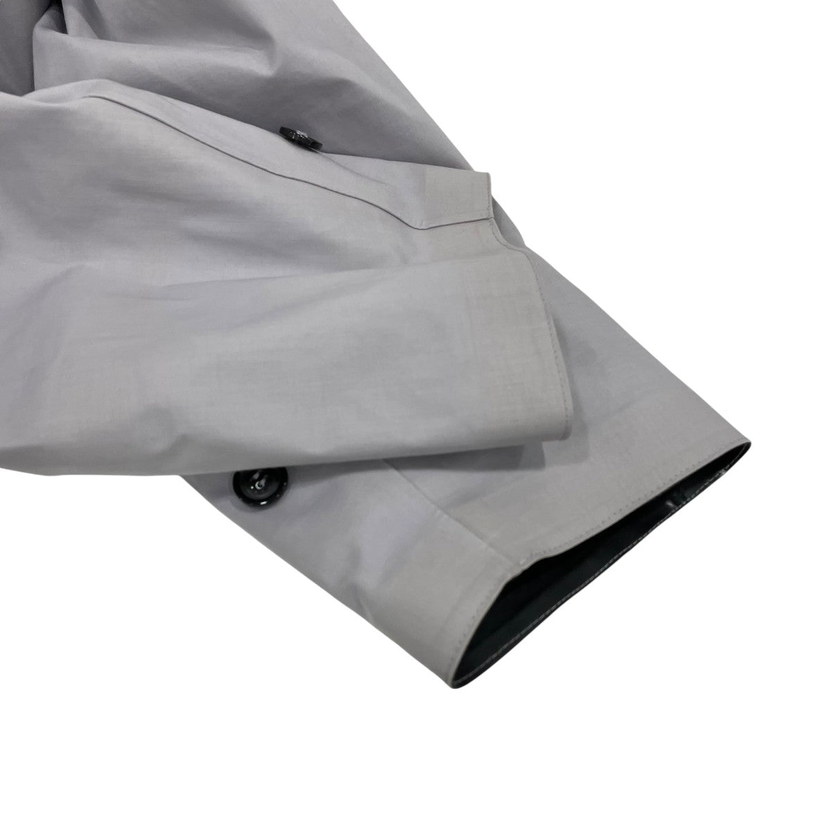 Maison Margiela×MACKINTOSH 22AWゴム引きコットンベルテッドバルカラーコートSIIAH0001 S53395 古着・中古-4枚目のアイテム画像