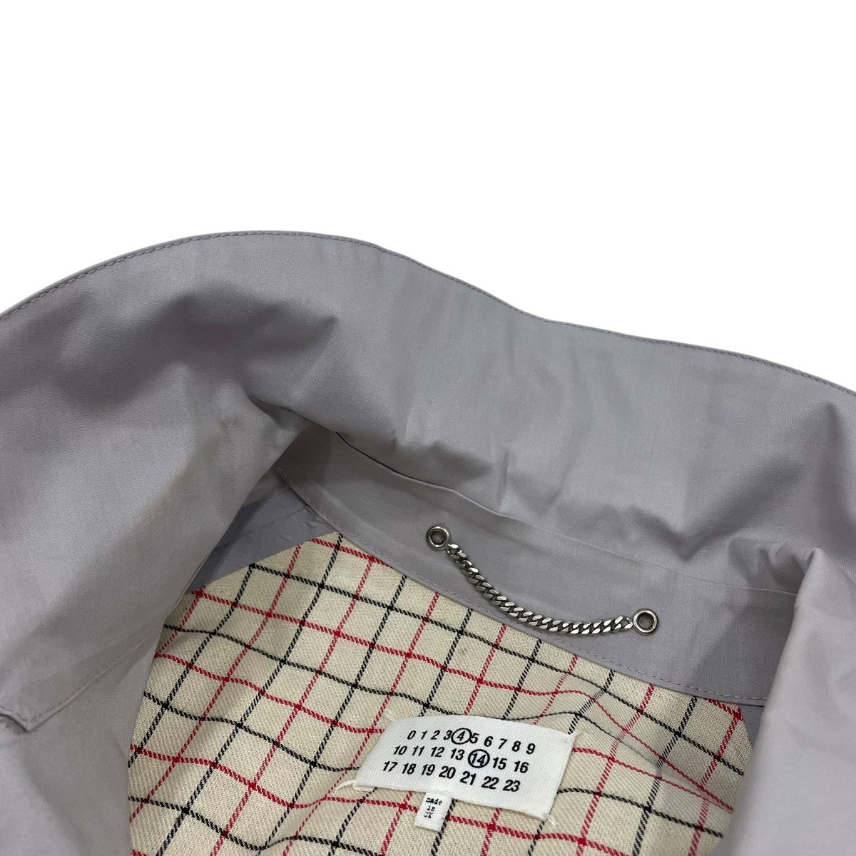 Maison Margiela×MACKINTOSH 22AWゴム引きコットンベルテッドバルカラーコートSIIAH0001 S53395 古着・中古-7枚目のアイテム画像