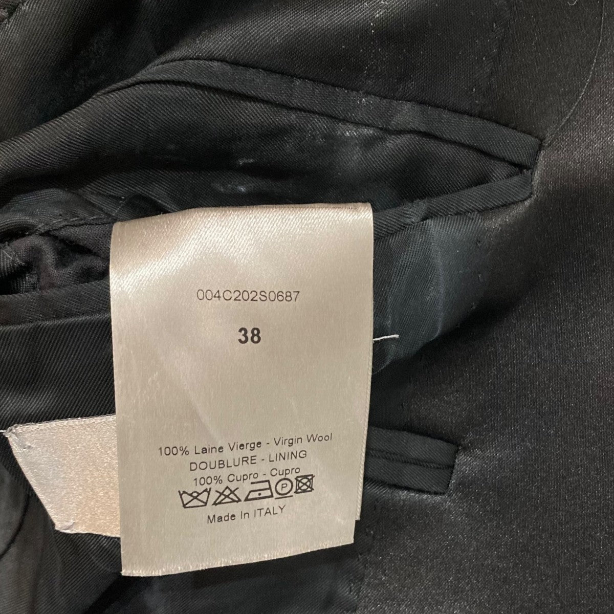 DIOR テーラードジャケット004C202S0687 古着・中古-10枚目のアイテム画像