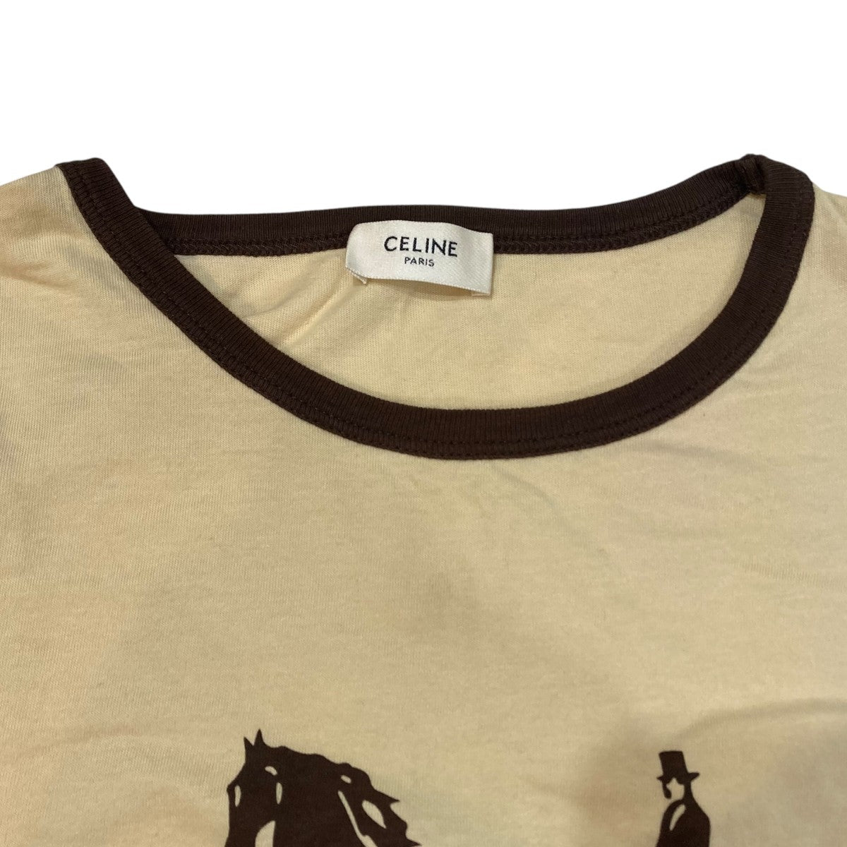 CELINE サルキープリントTシャツ半袖カットソー2X575114L 古着・中古-3枚目のアイテム画像