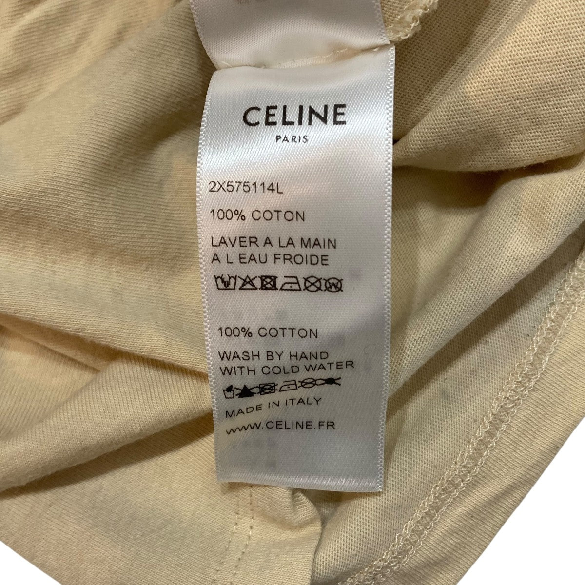 CELINE サルキープリントTシャツ半袖カットソー2X575114L 古着・中古-8枚目のアイテム画像