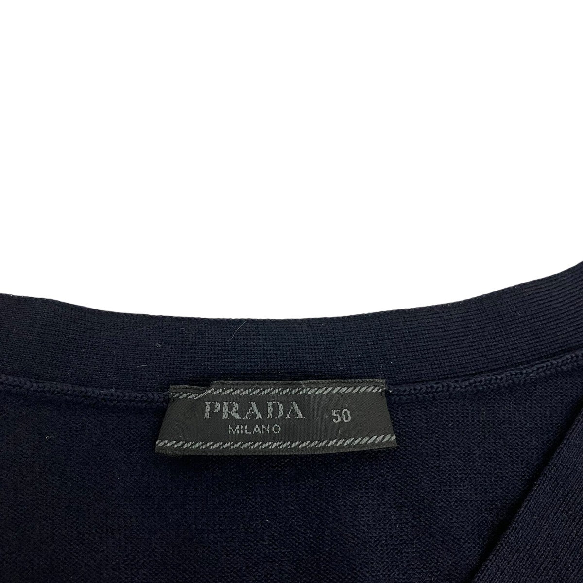 PRADA 24SSVネックカーディガンDNA959 古着・中古-7枚目のアイテム画像