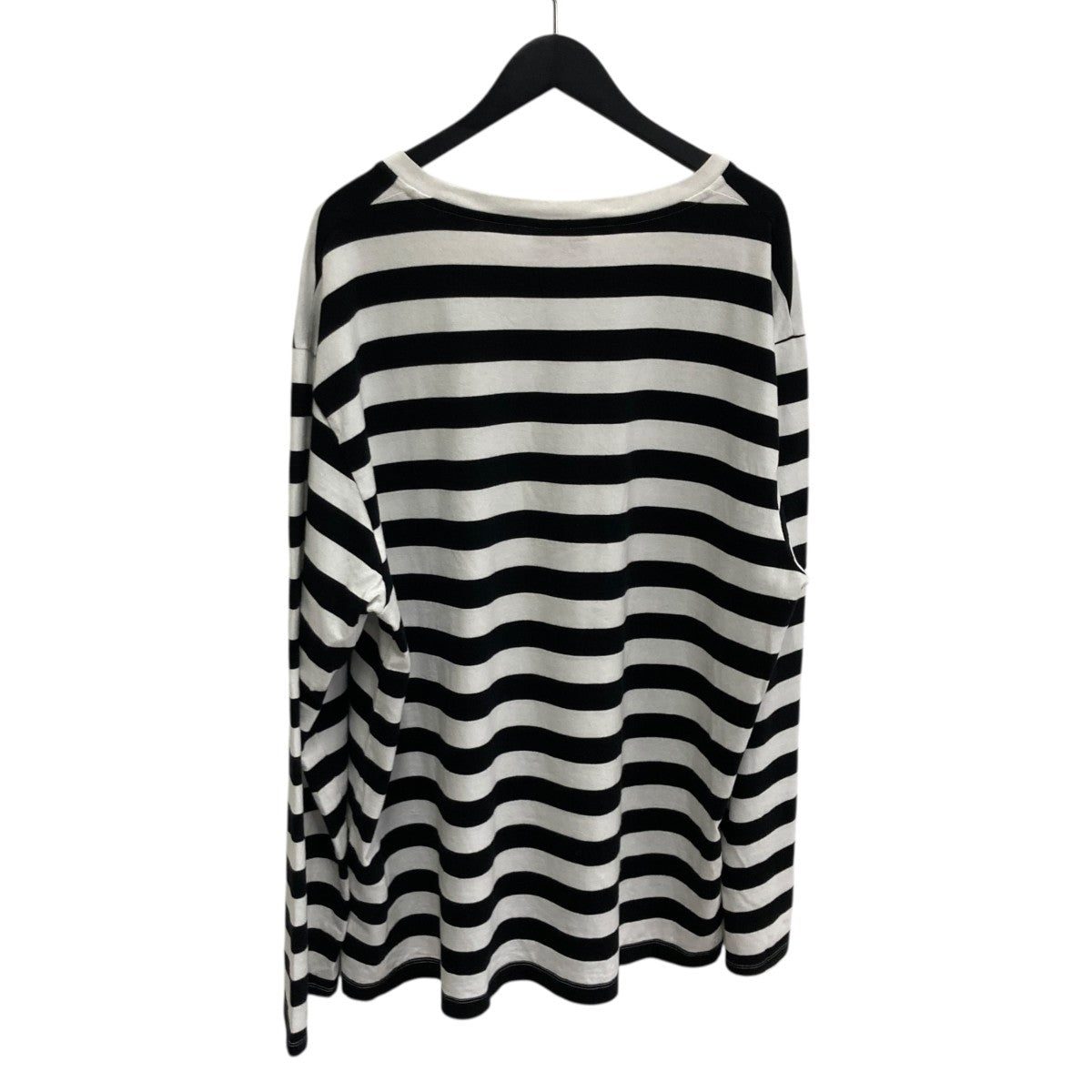 PUBLIC POSSESSION IPPI LONGSLEEVE BLACK ＆ WHITE STRIPEDロングカットソー7845230255 古着・中古-2枚目のアイテム画像