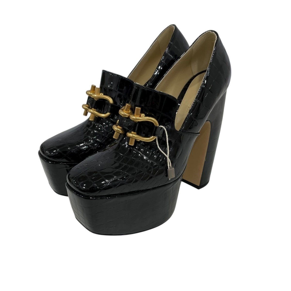 BOTTEGA VENETA プラットフォームパンプス 古着・中古-1枚目のアイテム画像