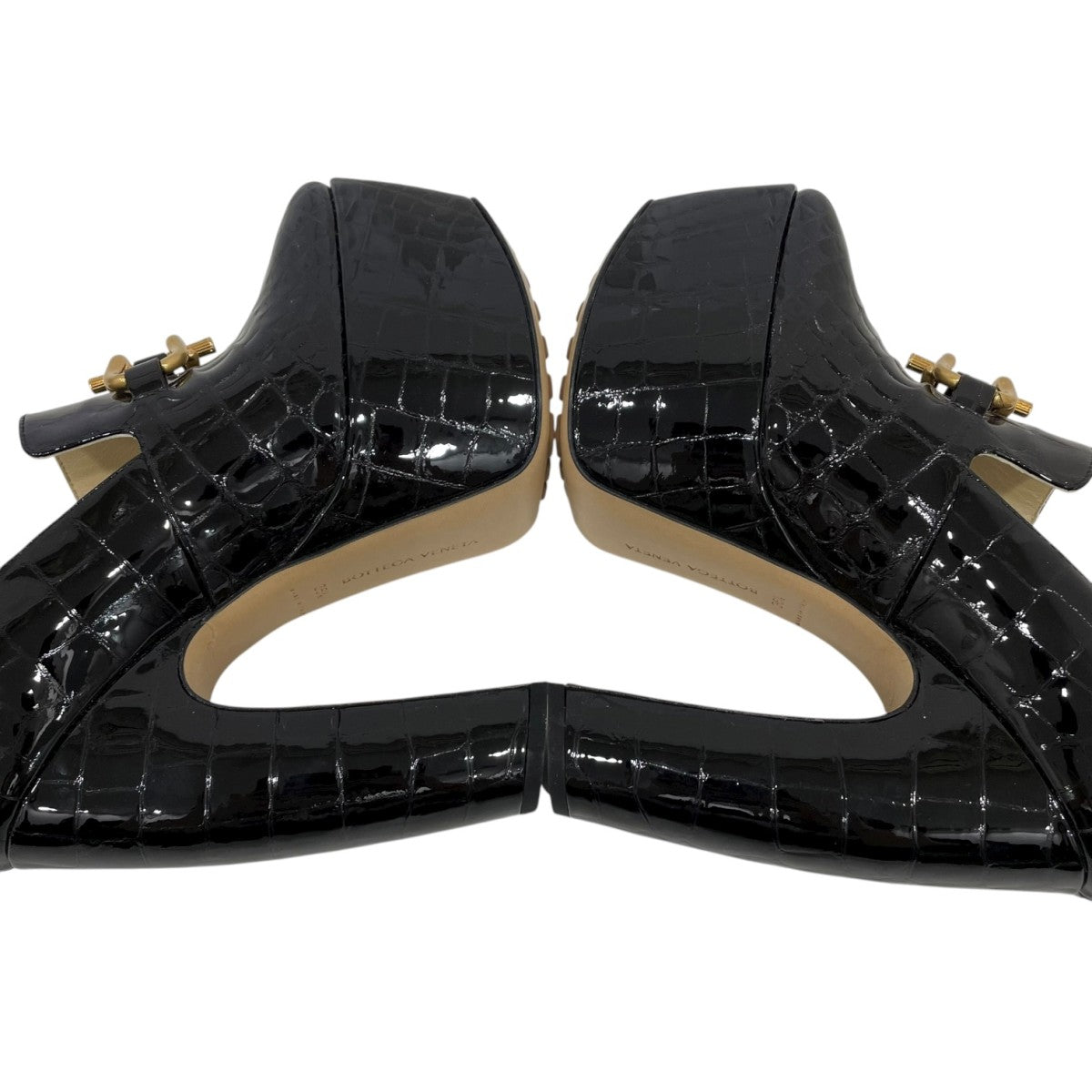 BOTTEGA VENETA プラットフォームパンプス 古着・中古-5枚目のアイテム画像