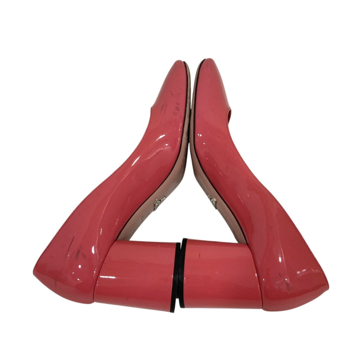 PRADA(プラダ) ヒールパンプス ピンク サイズ 37 1/2｜【公式